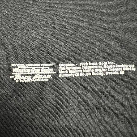 TULTEX Vintage 1998 Mark Martin Attack the Track Nascar T-Shirt size large - Picture 5 of 8